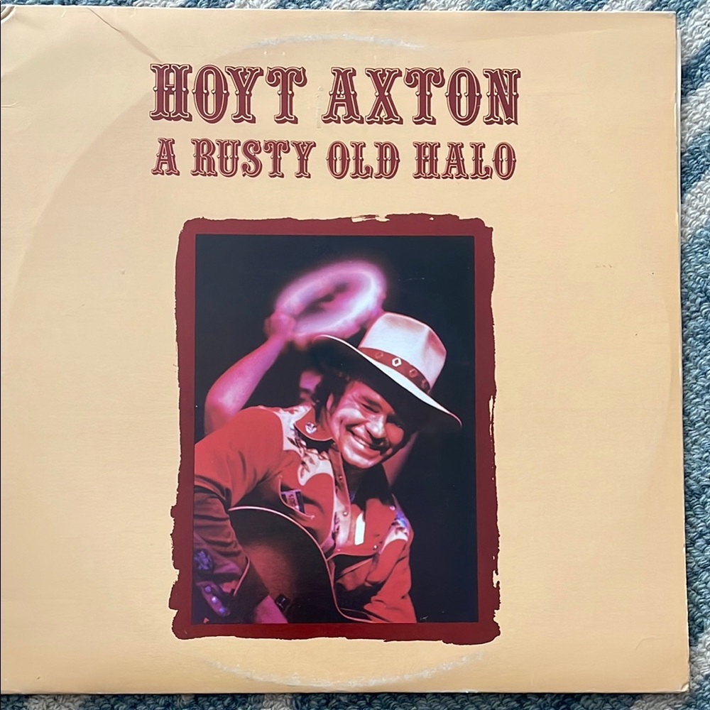 3/$50 Hoyt Axton A Rusty Old Halo  Vintage Vinyl Record -1980 Folk